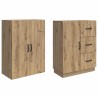 Ensemble de Meubles 2 pc Chêne artisanal Bois d'ingénierie 643275643275