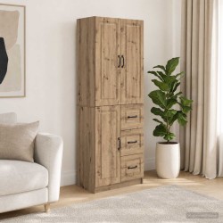 Ensemble de Meubles 2 pc Chêne artisanal Bois d'ingénierie 643277643277