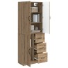 Ensemble de Meubles 2 pc Chêne artisanal Bois d'ingénierie 643277643277