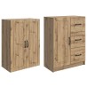 Ensemble de Meubles 2 pc Chêne artisanal Bois d'ingénierie 643277643277