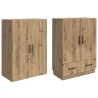 Ensemble de Meubles 2 pc Chêne artisanal Bois d'ingénierie 643278643278