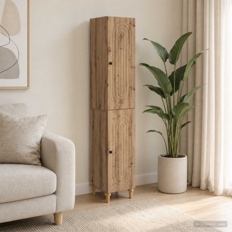 Ensemble de Meubles 2 pc Chêne artisanal Bois d'ingénierie 643280643280