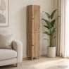 Ensemble de Meubles 2 pc Chêne artisanal Bois d'ingénierie 643280643280