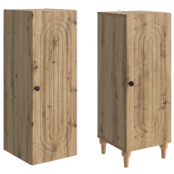 Ensemble de Meubles 2 pc Chêne artisanal Bois d'ingénierie 643280643280