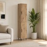 Ensemble de Meubles 2 pc Chêne artisanal Bois d'ingénierie 643282643282