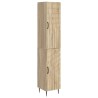Ensemble de Meubles 2 pcs Chêne Sonoma 33 x 34,5 x 89,5 cm 643283643283
