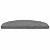Tapis d'escalier auto-adhésifs 15 pcs Gris foncé 643295643295