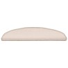 Tapis d'escalier auto-adhésifs 15 pcs Taupe 80 x 24,5 x 3,5 cm 643297643297