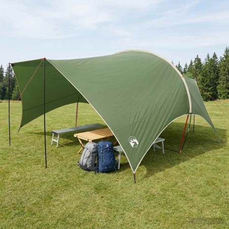 Tarp de camping résistant à l'eau Vert 550 x 400 x 230 cm 643298643298