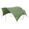 Tarp de camping résistant à l'eau Vert 550 x 400 x 230 cm 643298643298