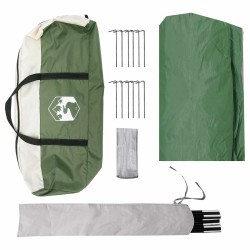 Tarp de camping résistant à l'eau Vert 550 x 400 x 230 cm 643298643298