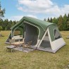 Tente Cabane Vert 480 x 273 x 205 cm Polyester et Acier 643314643314