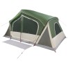 Tente Cabane Vert 480 x 273 x 205 cm Polyester et Acier 643314643314