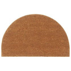 Tapis de porte naturel demi-rond 50x80cm fibre de coco touffeté 643316643316