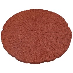 Pierre de marchage 6 pcs Rouge Ø 45 x 1,8 cm Caoutchouc 643324643324