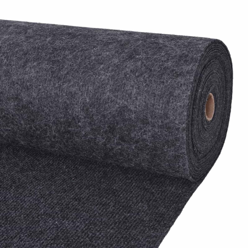 Tapis Anthracite 1,2 x 20 m Polyester 643326643326