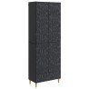 Ensemble de Meubles 2 pcs Noir Bois d'ingénierie 643346643346