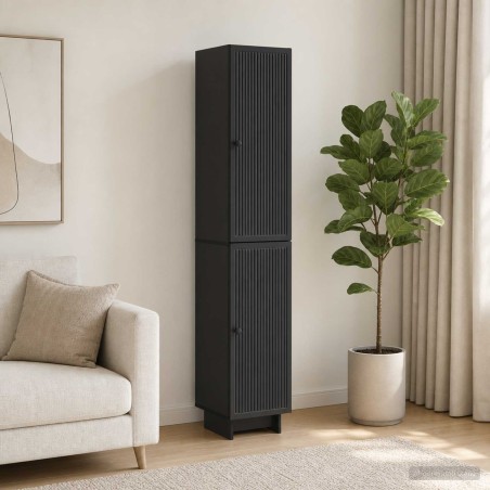 Ensemble de Meubles 2 pcs Noir 34,5 x 33 x 90 cm 643347643347
