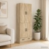 Ensemble de Meubles 2 pcs Chêne Sonoma Bois d'ingénierie 643349643349