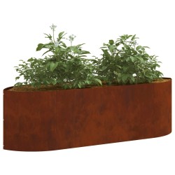 Jardin surélevé Acier patiné 140 x 40 x 40 cm Acier 643355643355