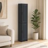 Ensemble de Meubles 2 pcs Noir Bois d'ingénierie 643356643356