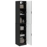 Ensemble de Meubles 2 pcs Noir Bois d'ingénierie 643356643356