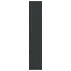 Ensemble de Meubles 2 pcs Noir Bois d'ingénierie 643356643356