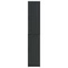 Ensemble de Meubles 2 pcs Noir Bois d'ingénierie 643356643356