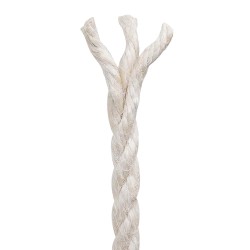 Fil en jute 4 Blanc Jute 100% Tossa 643361643361