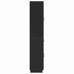 Ensemble de Meubles 2 pcs Noir Bois d'ingénierie 643363643363