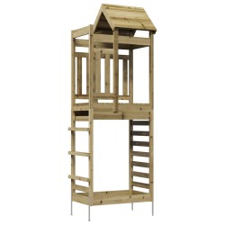 Tour de jeu Marron 52,5 x 85 x 238 cm Bois solide imprégné 643365643365