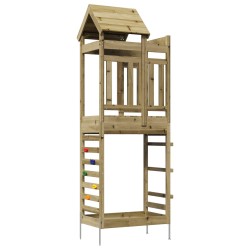 Tour de jeu Marron 52,5 x 85 x 238 cm Bois solide imprégné 643365643365