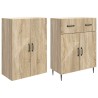 Ensemble de Meubles 2 pcs Chêne Sonoma 66 x 34,5 x 89,5 cm 643366643366