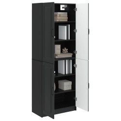 Ensemble de Meubles 2 pcs Noir Bois d'ingénierie 643368643368