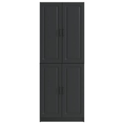Ensemble de Meubles 2 pcs Noir Bois d'ingénierie 643368643368