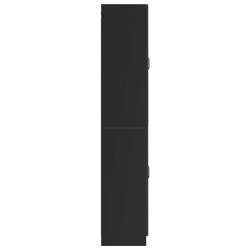 Ensemble de Meubles 2 pcs Noir Bois d'ingénierie 643368643368