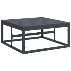 Ensemble de canapé de jardin avec coussin 6 pcs Noir Acier 643373643373
