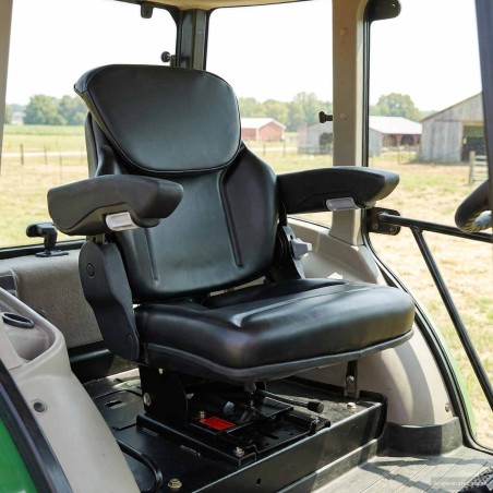 Siège de tracteur avec suspension Noir 60 x 58 x 72 cm 643377643377