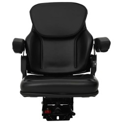 Siège de tracteur avec suspension Noir 60 x 58 x 72 cm 643377643377