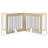 Porte de chien pliable avec supports 4 pcs Chêne Sonoma 401 cm 643381643381