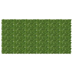 Écran de balcon avec feuilles Vert et jaune 300 x 150 cm 643383643383