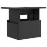 Ensemble de repas extérieur 3 pcs Noir 643390643390