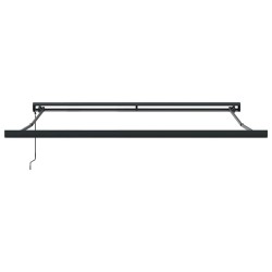 Auvent rétractable jaune et blanc 3x2,5 m tissu et aluminium 643391643391
