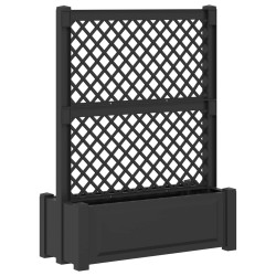 Grand pot avec trellis Anthracite 99,5 x 43 x 133,5 PP 643392643392