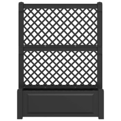Grand pot avec trellis Anthracite 99,5 x 43 x 133,5 PP 643392643392