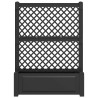 Grand pot avec trellis Anthracite 99,5 x 43 x 133,5 PP 643392643392