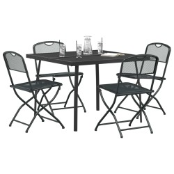 Ensemble de meubles d'extérieur 5 pcs Anthracite Fer et Acier 643395643395