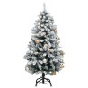 Sapin de Noël artificiel articulé 150 LED et boules 120 cm 643397643397