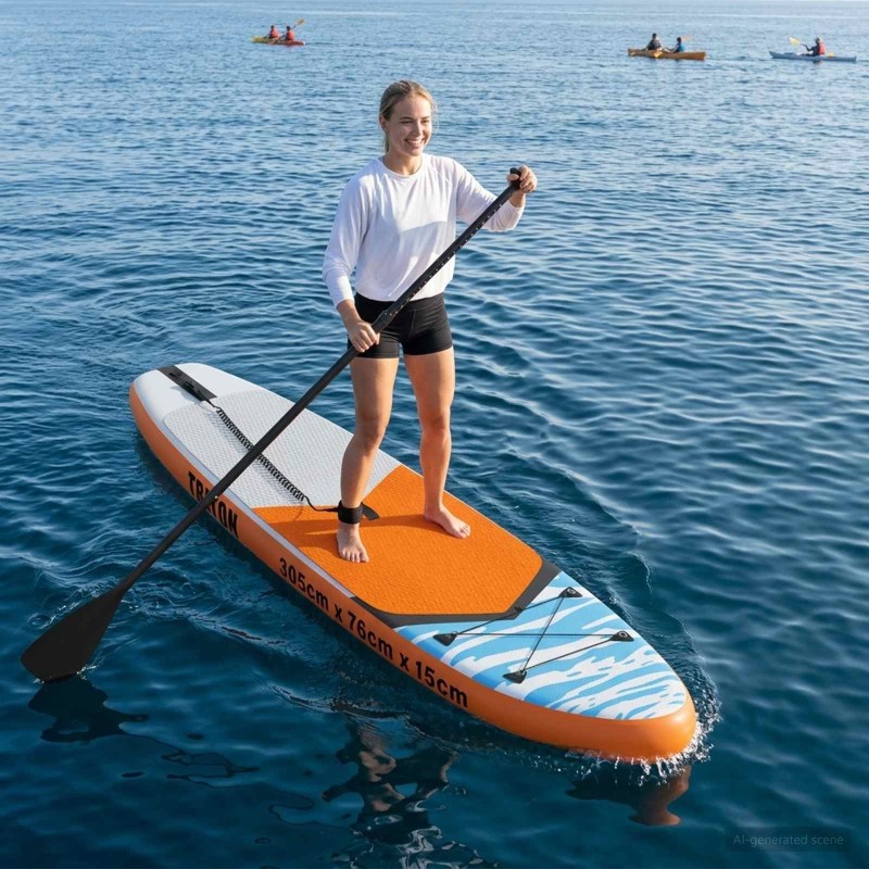 Planche À Vela Gonflable TRITON 305 x 76 x 15 cm Bleu pour 643398643398