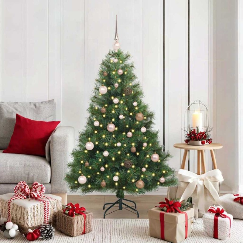 Sapin de Noël artificiel avec 150 LED Vert 150 cm PE et PVC 643399643399
